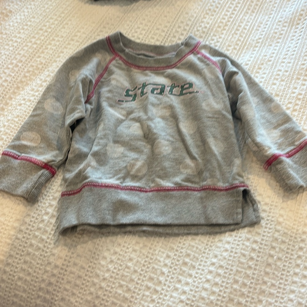 Michigan state Spartans 24 mo sweatshirt